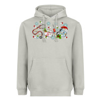 Moon Dust christmas nurse Heavyweight Hoodie - MaliasSmallBusiness