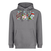 Storm christmas nurse Heavyweight Hoodie - MaliasSmallBusiness