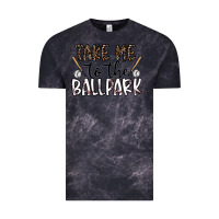 Cloud Black take me to the ballpark Vintage Tee - CowhideDigitalArt