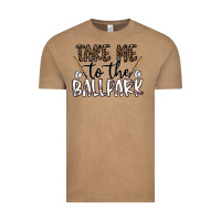 Vintage Coffee take me to the ballpark Vintage Tee - CowhideDigitalArt
