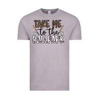 Vintage Zinc take me to the ballpark Vintage Tee - CowhideDigitalArt