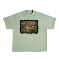 Oil Green camouflage leopard background Urban Heavy Tee - BarkalooDesign
