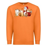 Carrot Christmas Milk and Cookie Latte Coffee Cups Premium Sweatshirt - MaliasSmallBusiness