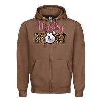 Chestnut Husky Mom Zipper Hoodie - Jasminsmagicworld