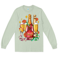 Matcha new year party champagne Long Sleeve Tee - AdoDesignShop