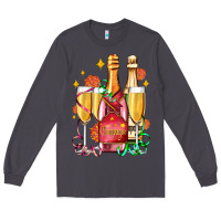 Smoke new year party champagne Long Sleeve Tee - AdoDesignShop