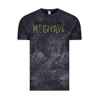 Cloud Black blessed meemaw Vintage Tee - CowhideDigitalArt
