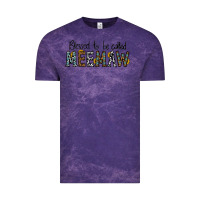 Cloud Purple blessed meemaw Vintage Tee - CowhideDigitalArt