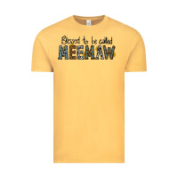 Vintage Mustard blessed meemaw Vintage Tee - CowhideDigitalArt