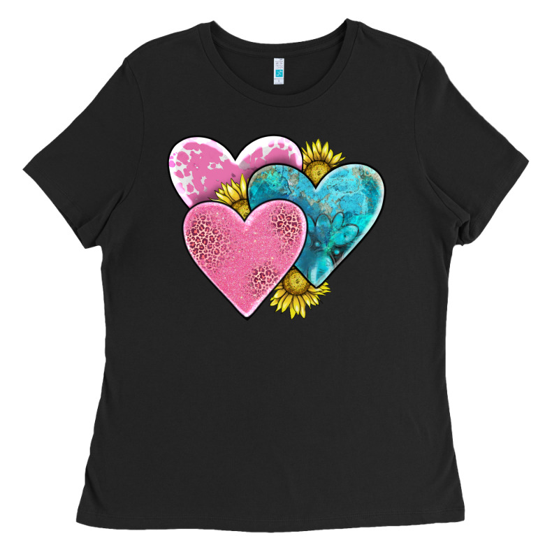 Hearts Ladies Tee by AdoDesignShop | Teevron