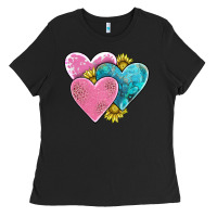 Black hearts Ladies Tee - AdoDesignShop