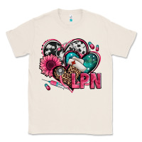 Natural lpn licensed practical nurse hearts Classic Tee - Jasminsmagicworld