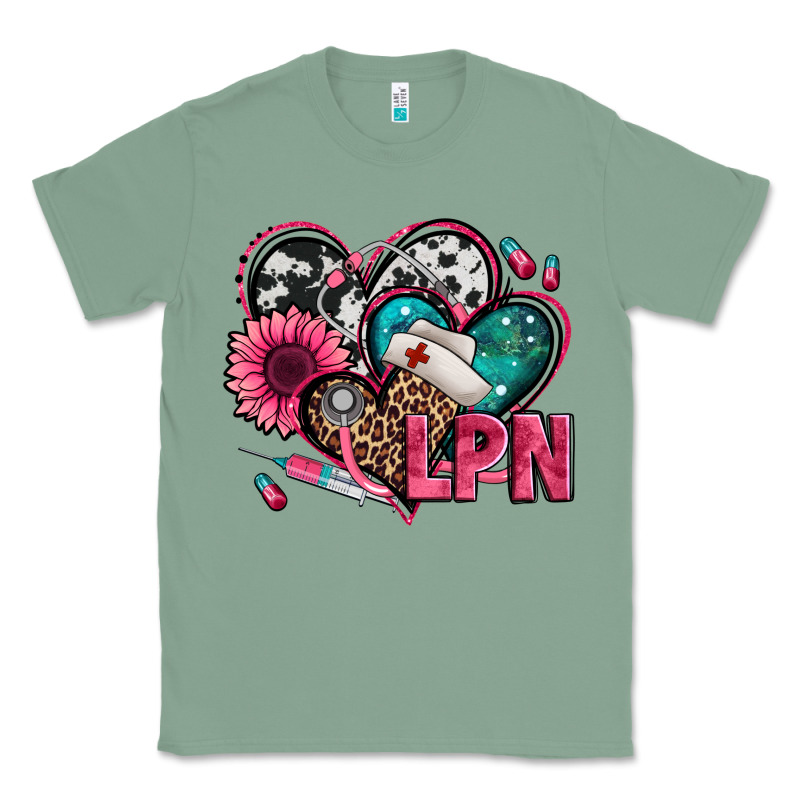 Lpn Licensed Practical Nurse Hearts Classic Tee by Jasminsmagicworld | Teevron
