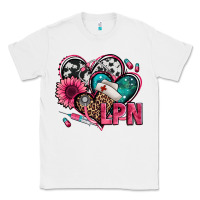White lpn licensed practical nurse hearts Classic Tee - Jasminsmagicworld