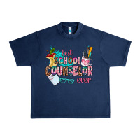 Navy best school counselor ever Urban Heavy Tee - AdoDesignShop