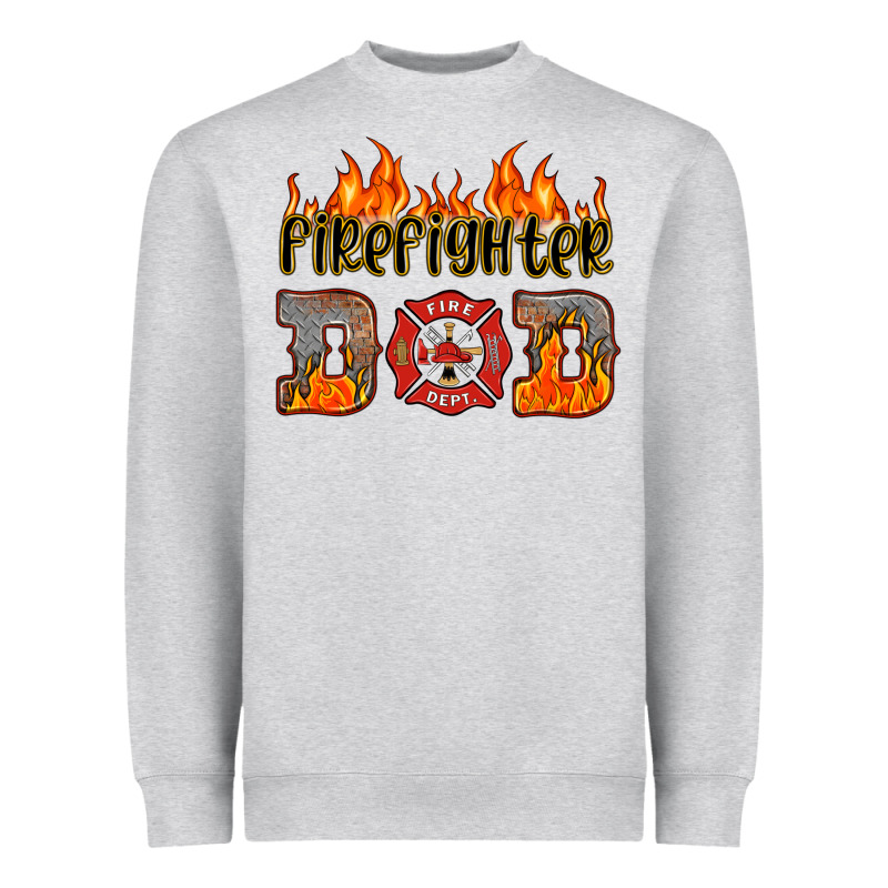 Firefighter Dad Heavyweight Sweatshirt by HRA Design Shop | Teevron
