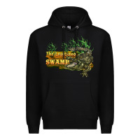 Black the louisiana swamp Premium Hoodie - BarkalooDesign