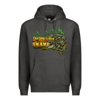 Charcoal Heather the louisiana swamp Premium Hoodie - BarkalooDesign