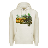 Oatmeal Heather the louisiana swamp Premium Hoodie - BarkalooDesign