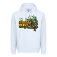 White the louisiana swamp Premium Hoodie - BarkalooDesign