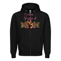 Black German Shepherd Mom Zipper Hoodie - Jasminsmagicworld