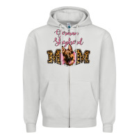 Dove Grey German Shepherd Mom Zipper Hoodie - Jasminsmagicworld