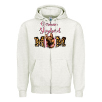 Oatmeal Heather German Shepherd Mom Zipper Hoodie - Jasminsmagicworld