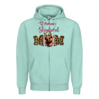 Seafoam German Shepherd Mom Zipper Hoodie - Jasminsmagicworld