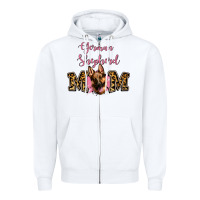 White German Shepherd Mom Zipper Hoodie - Jasminsmagicworld