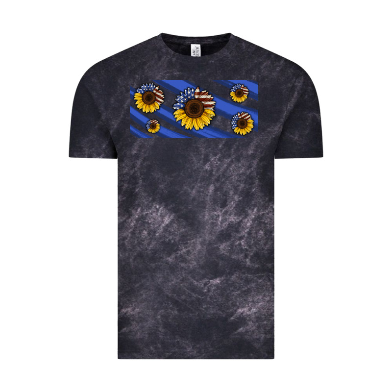 American Flag Sunflowers 16oz Libbey Cup Vintage Tee by HRA Design Shop | Teevron