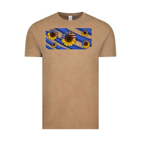 Vintage Coffee american flag sunflowers 16oz libbey cup Vintage Tee - HRA Design Shop