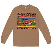 Toasted Coconut truck sunflower leopard Long Sleeve Tee - AdoDesignShop