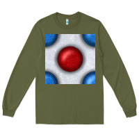 Army Green Glitter 4th Of July Seamless Pattern Long Sleeve Tee - BundleAndBundleShop
