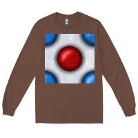 Chestnut Glitter 4th Of July Seamless Pattern Long Sleeve Tee - BundleAndBundleShop