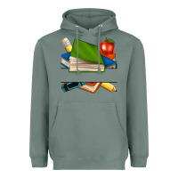 Custom Teacher Books Heavyweight Hoodie | Teevron