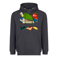 Smoke custom teacher books Heavyweight Hoodie - NancyCooperArtShop