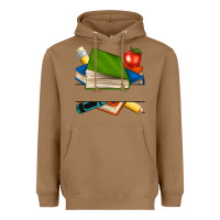 Toasted Coconut custom teacher books Heavyweight Hoodie - NancyCooperArtShop