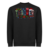 Black teacher christmas Heavyweight Sweatshirt - RacoonDesign