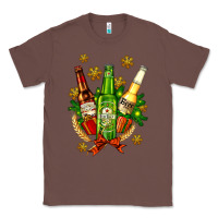 Chestnut beer bottle party set for christmas Classic Tee - AdoDesignShop