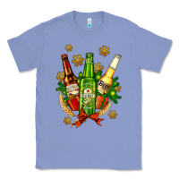 Colony Blue beer bottle party set for christmas Classic Tee - AdoDesignShop