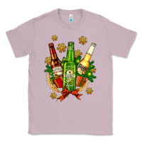 Lilac beer bottle party set for christmas Classic Tee - AdoDesignShop
