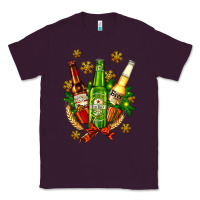 Plum beer bottle party set for christmas Classic Tee - AdoDesignShop