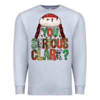 Heather Grey You serious clark Premium Sweatshirt - NancyCooperArtShop