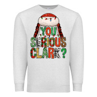 Oatmeal Heather You serious clark Premium Sweatshirt - NancyCooperArtShop