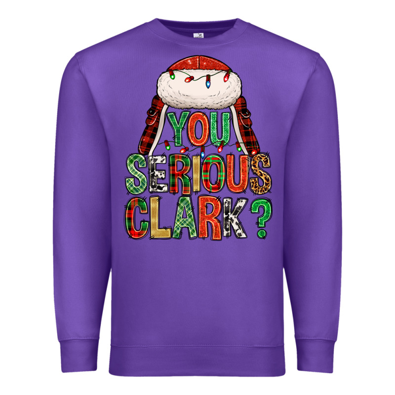 You Serious Clark Premium Sweatshirt by NancyCooperArtShop | Teevron