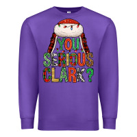 Purple You serious clark Premium Sweatshirt - NancyCooperArtShop