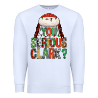 White You serious clark Premium Sweatshirt - NancyCooperArtShop