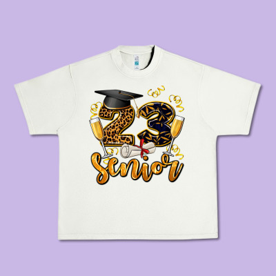 23 Senıor Wıth Champagne Urban Heavy Tee Designed By Adodesignshop