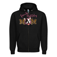 Black french bulldog mom Zipper Hoodie - Jasminsmagicworld