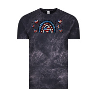 Cloud Black american flag rainbow 16oz libbey cup Vintage Tee - HRA Design Shop